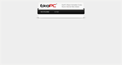 Desktop Screenshot of ekopc.net